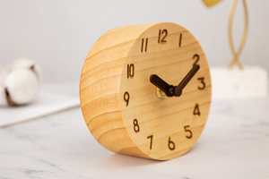 Giá tốt nhất nhà máy bán buôn đồng hồ bằng gỗ hiện đại nhà bàn bảng đồng hồ - Product Image 3