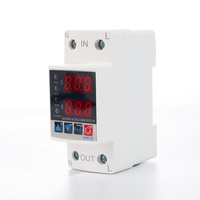 Protecteur de tension monophasé CA KP2-40VA 220V, dispositif de protection contre les surtensions avec tension et courant réglables, protection IP20
