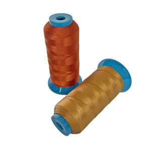 ด้ายเย็บผ้าโพลีเอสเตอร์150D/3 210D/2 Tkt60ความดื้อรั้นสูงสำหรับการเย็บกระเป๋ารองเท้าหนังของกวางโจว - Product Image 4