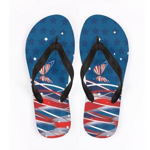 <span class=keywords><strong>Chanclas</strong></span> de Eva con diseño de bandera americana tradicional para <span class=keywords><strong>hombre</strong></span> y mujer, <span class=keywords><strong>chanclas</strong></span> de playa, sandalias de verano más baratas al por mayor, logotipo personalizado - Product Image 5
