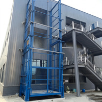 Plateforme élévatrice hydraulique verticale sur rail pour sites d'installation complexes et ateliers industriels variés