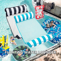 Fauteuil flottant en PVC de haute qualité, transat aquatique, hamac gonflable pour piscine, 120x70cm, équipement de divertissement extérieur
