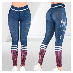 Cody Lundin Celana Legging Wanita, Legging Bercetak Kustom Superhero