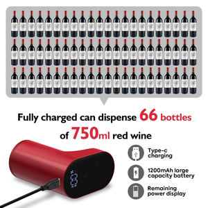 Instant Aerating Set Pourer Wine Dispenser <b>for</b> Measurer Electronic Party Lighted <b>Beer</b> Glass Drink Vacuum <b>Pump</b> Wine Dispenser - Product Image 4