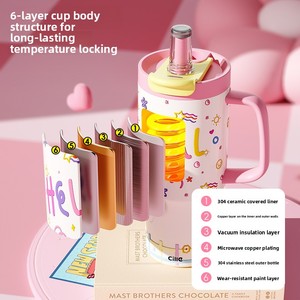 Termo de Acero Inoxidable Xile para Niñas, Estudiantes, Diseño Moderno y Atractivo, Ideal para la Escuela - Product Image 2