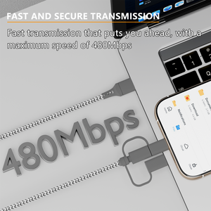 <span class=keywords><strong>สาย</strong></span>ดาต้า <span class=keywords><strong>USB</strong></span> <span class=keywords><strong>3</strong></span> in 1 สำหรับโทรศัพท์มือถือ ความ<span class=keywords><strong>ยาว</strong></span> 1 <span class=keywords><strong>เมตร</strong></span> รองรับกระแสไฟ 2A 3A <span class=keywords><strong>สาย</strong></span>ชาร์จเร็ว Android แบบ <span class=keywords><strong>Type</strong></span>-<span class=keywords><strong>C</strong></span> - Product Image 4
