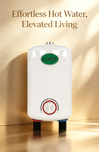Chauffe-eau électrique instantané à commande par bouton avec protection contre la surchauffe, design compact et alimentation en eau chaude continue pour usage domestique - Product Image 4