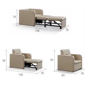 ชุดโซฟาเดี่ยวสำหรับห้องนั่งเล่นหนังแท้แบบมีพนักพิงเก้าอี้โรงแรมผ้ากำมะหยี่ชุดโซฟาเดี่ยวสำนักงานที่บ้าน - Product Image 4