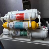 Système de purification d'eau RO sous évier à 6 étapes avec écran LCD, pour cuisine, 100-200 GPD, service OEM ODM, garantie 1 an