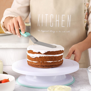 8 "lưỡi thép không gỉ góc cạnh <span class=keywords><strong>Icing</strong></span> <span class=keywords><strong>Spatula</strong></span> bánh trang trí Frosting <span class=keywords><strong>Spatula</strong></span> bánh nướng mượt mà scraper - Product Image 3