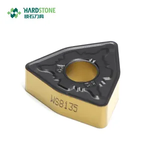 WNMG080412-GR WS8135 recubrimiento de CVD de carburo de tungsteno volviendo insertar para el corte de acero piedra dura inserto de carburo