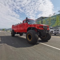 Voiture de tourisme tout-terrain personnalisée 4x4 à 23 places pour les sites touristiques