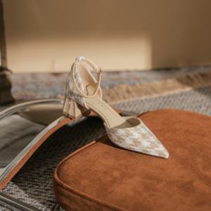 Zapatos de tacón medio con punta en pico, sexys, para bodas al aire libre, suaves, casuales, elegantes, sandalias de tacón alto para el día a día. - Product Image 4