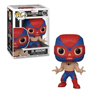 รูปปั้นหุ่นสไปเดอร์แมนสำหรับ706 Funko for POP Marvel lucha Libre El aracno - Product Image 3
