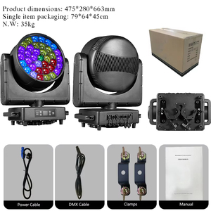 IP65防水37x40W RGBW发光二极管蜂洗移动头灯K25大蜂眼舞台灯，用于DJ音乐会活动 - Product Image 6