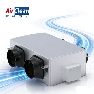 Sistema de Ventilación de Aire Fresco Bidireccional Comercial de Alto Flujo Estático, Ventilación Equilibrada de Doble Flujo ERV HRV - Product Image 1