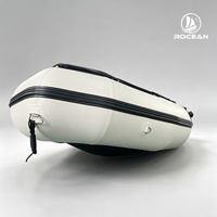 Bateau gonflable commercial de pêche, résistant à l'usure et épaissi, fabriqué en Chine, avec plancher en aluminium