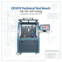 Banc d'essai Common Rail CR1019 pour le test des injecteurs CRI EUI EUP, fonction de test CRP HEUI HEUP en option
