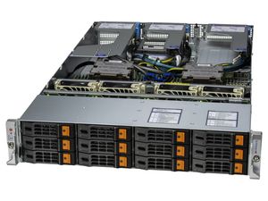 เซิร์ฟเวอร์แบบแร็ค AS-2025HS-TNR 2U รองรับ DDR5 ECC NVMe แบบ Hot Swap สำหรับองค์กร คลาวด์ วีราชวลไลเซชั่น HPC แบบกำหนดเองได้ - Product Image 5