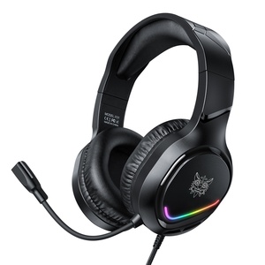 ONIKUMA X31 Light Emitting Diode Stereo Wired <b>Computer</b> Headphones Soft Memory Earmuffs & DJ Sports Game <b>Accessories</b> - Product Image 1