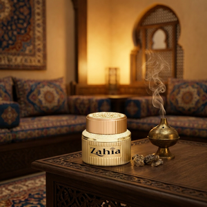ZAHIA AL ONS Bakhoor Adeni Powdered <b>Incense</b> Gift <b>Box</b> 100g Premium Arabic Luxury Wooden <b>Box</b> Natural Sandalwood Hand-made Aromatic - Product Image 3