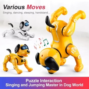 Perro Robot Inteligente con IA, Responde al Tacto/Alimentación, Programable, Cuenta Historias y Baila, Ajuste <span class=keywords><strong>de</strong></span> Volumen, Alerta <span class=keywords><strong>de</strong></span> Batería Baja, Juguete para Mascotas - Product Image 2