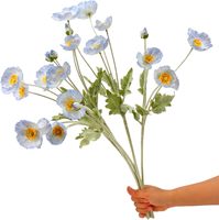 Bunga buatan sutra aster buatan Gerber aster untuk dekorasi rumah