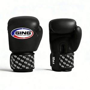 <span class=keywords><strong>GING</strong></span> Professionelle PU-Leder Boxhandschuhe mit Verstellbarem Verschluss für Erwachsene Maßgefertigte Sanda-Kampf-Muay-Thai-Handschuhe für Outdoor-Einsatz - Product Image 2