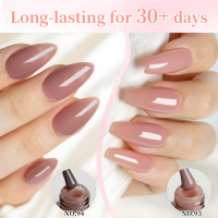 Ensemble de vernis à ongles en gel rose jelly 12 couleurs pour l'été, sans TPO ni HEMA, semi-permanent UV, gel transparent nude, fournitures OEM, marque privée