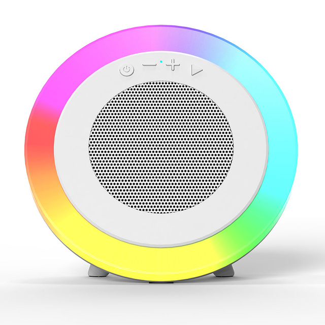 Best Birthday Gift Ideas for Teenage Girls Wireless Charging RGB LED Lighting Speaker for Bedroom Use