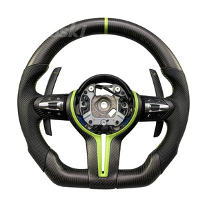 Volante de Fibra de Carbono Real para <span class=keywords><strong>BMW</strong></span> M3 G80 G20 G21 G22 G28 G29 2024 2023 <span class=keywords><strong>2022</strong></span> 2021 2020 con Orificios para Paletas - Product Image 2