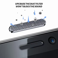 Film Pelindung Layar Anti-ledakan Anti-minyak Full Cover 9H Anti-gores Anti-sidik Jari Kaca Tempered untuk iPhone 16 15 14 13