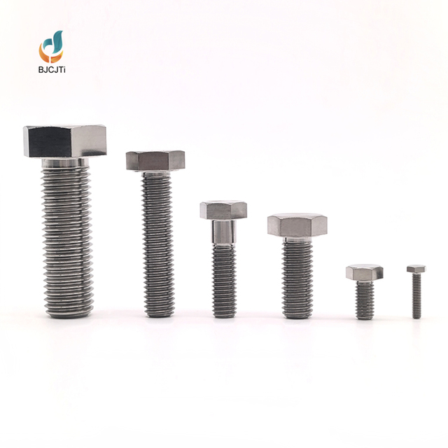 BJCJTi GR5 Ti6Al4V Titanium Hex Bolts M20-M39 | Aerospace Grade High-Strength Fasteners for Aircraft UAV & Satellite Industry