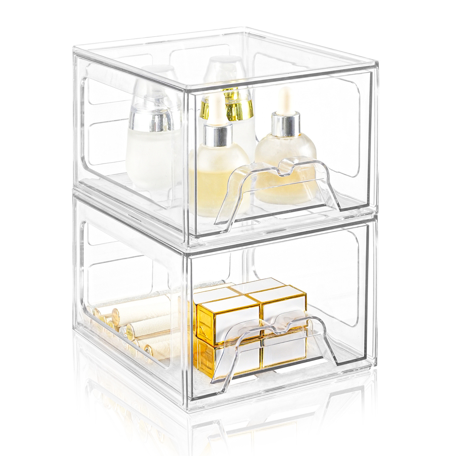 Transparent pack of two