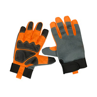 Gants de travail antidérapants à doigts entiers, imperméables, avec rembourrage en microfibre épais et protection renforcée de la paume pour travaux industriels