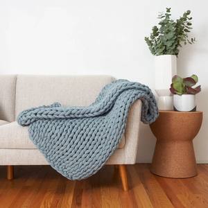 <span class=keywords><strong>Manta</strong></span> ponderada de punto transpirable, <span class=keywords><strong>manta</strong></span> de gravedad de enfriamiento de estructura abierta para calurosos durmientes, alivio de la ansiedad de verano - Product Image 3