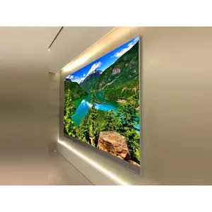 P0.9 P1.2 P1.5 P1.8 Mur vidéo intérieur tout en un Cob 108 135 Écran d'affichage TV LED tactile mobile de 163 pouces pour salle de conférence