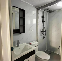 Maisons conteneurs modulaires portables en acier pas chères 20 pieds 40 pieds Vente de maisons préfabriquées de luxe Expédition mobile vie pliable