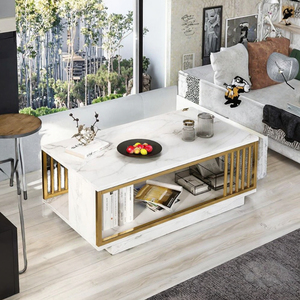 Stile moderno piccolo tavolo da tè per soggiorno o appartamento tavolo da tè semplice per piccoli spazi - Product Image 3