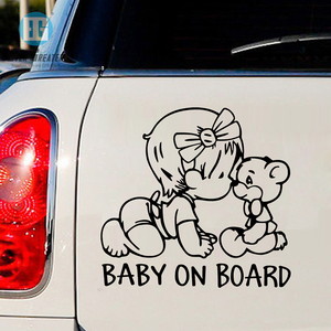 Coche personalizado bebé <span class=keywords><strong>a</strong></span> <span class=keywords><strong>bordo</strong></span> signos/pegatinas - Product Image 5