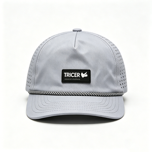 หมวกเบสบอลแบบ unisex ผ้าทวิลล์เจาะรูด้วยเลเซอร์ แห้งเร็ว น้ำหนักเบา ดีไซน์ 5 ชิ้น พร้อมตัวล็อคโลหะ - Product Image 4