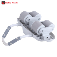 Rouleau Abdominal Automatique à Rebond pour Entraînement de Base, Blanc, 4 Roues en EVA et PVC, Durable, Écologique, pour Fitness à Domicile, Prix Usine