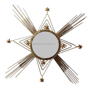 Oro antiguo "estallido" Casa decoración de la pared de espejo - Product Image 3