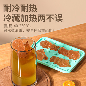 แม่พิมพ์น้ำแข็งคาปิบารา ซิลิโคน 50 มล. ถาดน้ำแข็ง DIY สำหรับทำไอศกรีมแท่ง - Product Image 4