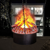 Cheminée électrique, cheminée électrique à vapeur d'eau 3D, foyer décoratif à flamme simulée pour la décoration intérieure