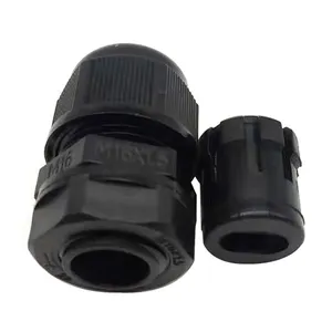 M16 Nylon Cable Gland M Series Wire Gland IP68 Waterproof Cable Gland for Flat Cable