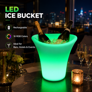 Cubo de Hielo LED Recargable al por Mayor con Luz RGB Variable para Barra, Cubo de Hielo Atmosférico para Barra de Bar y Fiestas - Product Image 2