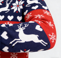 Pull Jacquard Personnalisé OEM & ODM 2026 pour Noël, Manches Longues, Tricot d'Hiver pour la Famille, Enfants Filles Garçons, Automne