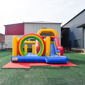 Château gonflable avec toboggan, château gonflable extérieur, acheter un château gonflable en ligne, petit château gonflable pour enfants - Product Image 1