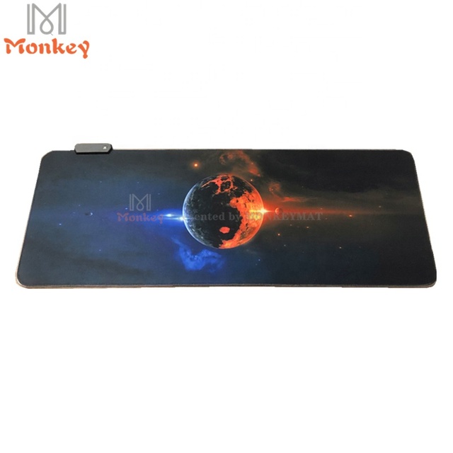 High Quality Xxl Large Custom Glowing LED Mouse Pad Non-slip RGB Mouse Pad